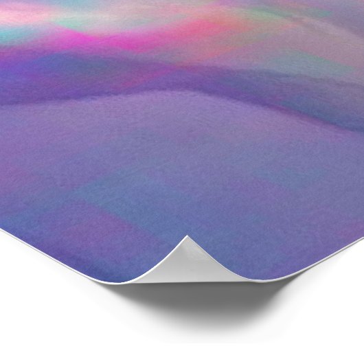 Religieus paasPoster - Jezus en Kruis Poster (Hoek)