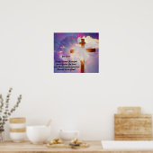 Religieus paasPoster - Jezus en Kruis Poster (Keuken)