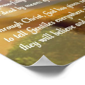 Religieus paasPoster - Jezus - Hij is gerezen Poster (Hoek)