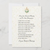 Religieus Pasen Katholieke Opstanding Gebed  (Achterkant)