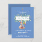 Religieus Pasen Uitnodigingsbudget (Voorkant / Achterkant)