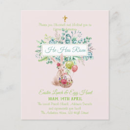 Religieus Pasen Uitnodigingsbudget