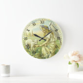 Religieus Pasen Victoriaans Engel met Lam Grote Klok (Huis)