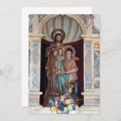 Religieus pictogram Baptisme uitnodiging (Voorkant / Achterkant)