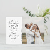 Religieus, Prettig Kerstfeest, Christelijke Famili Feestdagenkaart (Staand voorkant)