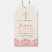 Religieus Roze Label Cadeaulabel (Voorkant)