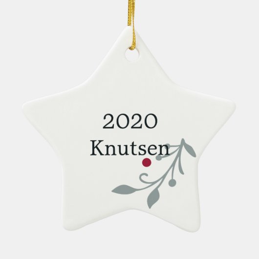 Religieus, speciaal kerstkeramisch Ornament (Achterkant)