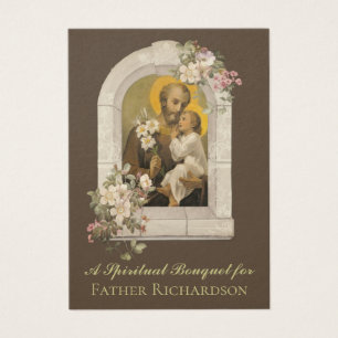 Religieus Spiritueel Boeket Gebed Heilige Kaart