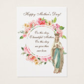 Religieus Spiritueel Boeket Gebed Heilige Kaart (Voorkant)