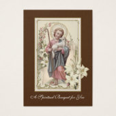 Religieus Spiritueel Boeket Gebed Heilige Kaart (Voorkant)