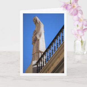 Religieus standbeeld, Valencia Stad, España Kaart