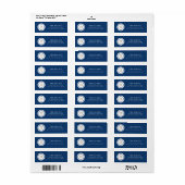Religieus Ster van David retouradreslabel Etiket (Full Sheet)