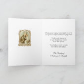 Religieus sympathie begrafenis bedankt St. Anthony (Binnen)