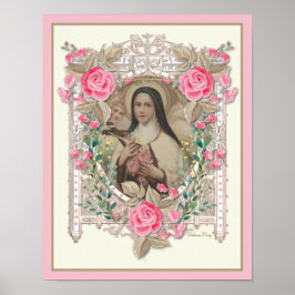 RELIGIEUS TEGEN DEZE CARMELITE NUN CATHOLIEK POSTER