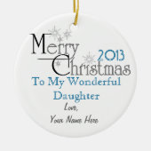 Religieus thema-decoratie personaliseren keramisch ornament (Voorkant)