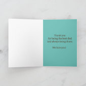 Religieus Vaderdag Bijbel Verse Wandelpad Kaart (Binnen)