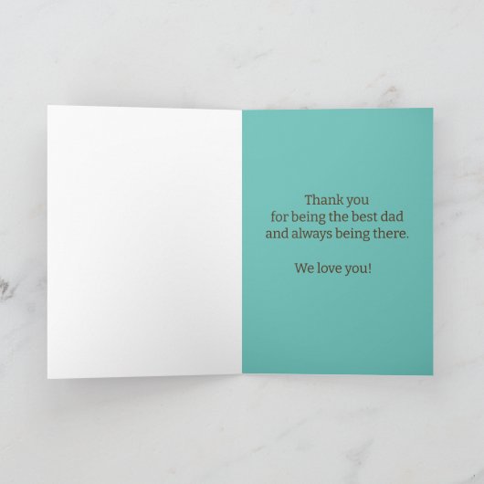 Religieus Vaderdag Bijbel Verse Wandelpad Kaart (Binnen)