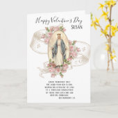 Religieus | Valentijnsdag | Maagd Maria Kaart (Gele Bloem)