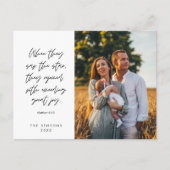 Religieus, Vrolijk Kerstfeest, Christelijke Famili Briefkaart (Voorkant)