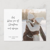 Religieus, Vrolijk Kerstfeest, Christelijke Famili Briefkaart (Voorkant)