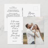 Religieus, Vrolijk Kerstfeest, Christelijke Famili Briefkaart (Voorkant / Achterkant)