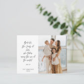 Religieus, Vrolijk Kerstfeest, Christelijke Famili Briefkaart (Staand voorkant)