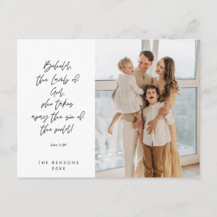 Religieus, Vrolijk Kerstfeest, Christelijke Famili Briefkaart