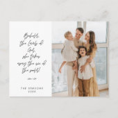 Religieus, Vrolijk Kerstfeest, Christelijke Famili Briefkaart (Voorkant)