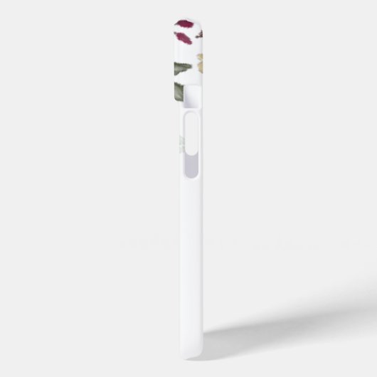 Religieus Vrouwelijk Eenvoudig Wit Waterverf Bloem Case-Mate iPhone Case (Achterkant / Links)