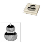 Religieuse Frans Choux Gebak Crème Puff Dessert Rubberstempel (Gestempeld)