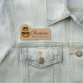 Religieuse Franse Choux gebak Crème Puff Dessert Naamplaatje (In situ)