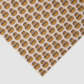 Religieuse Franse Choux gebak Crème Puff Dessert Tissuepapier (Detail)