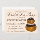 Religieuse Franse khoux Pastry-partij Kaart (Voorkant / Achterkant)