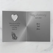 Religieuze 25e Jubileum Kaart Husband (Binnen)