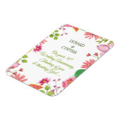 Religieuze 30e Jubileum bloemen Magneet (Linkerzijde)