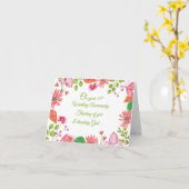 Religieuze 45e Jubileum-bloemen Kaart (Gele Bloem)