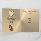 Religieuze 50e Golden Jubileum Kaart Husband (Binnen)