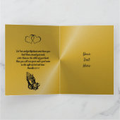 Religieuze 50e Jubileum kaart voor echtgenoot (Binnen)