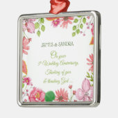 Religieuze 5e Jubileum-weduwen Metalen Ornament (Links)