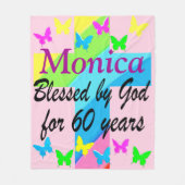 RELIGIEUZE 60E VERJAARDAG GEPERSONALISEERDE DEKEN (Voorkant)