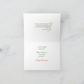 Religieuze 60ste weddenschap Jubilea bloemen Kaart (Binnen)