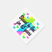 RELIGIEUZE 65E GEZEGEND DOOR GOD ONTWERP SERVETTEN (Hoek)