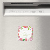 Religieuze 65e Jubileum-bloemen Magneet (Insitu (Vaatwasser))