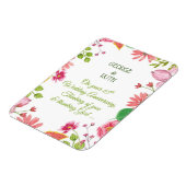 Religieuze 65e Jubileum-bloemen Magneet (Linkerzijde)