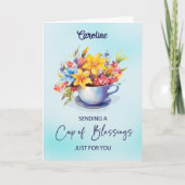 Religieuze Aanmoedigen Aangepaste Naam Zorgverlene Kaart (Voorkant)