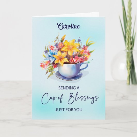 Religieuze Aanmoedigen Aangepaste Naam Zorgverlene Kaart (Voorkant)