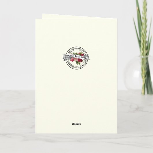 Religieuze aanmoediging Schrift Gebed Kaart (Achterkant)