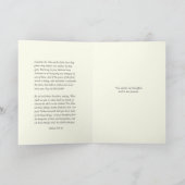 Religieuze aanmoediging Schrift Gebed Kaart (Binnen)