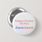 Religieuze Amen Ronde Button 5,7 Cm (Voorkant /achterkant)