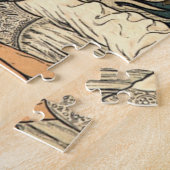  Religieuze Angel die bidt met goudsterren Legpuzzel (Zijkant)